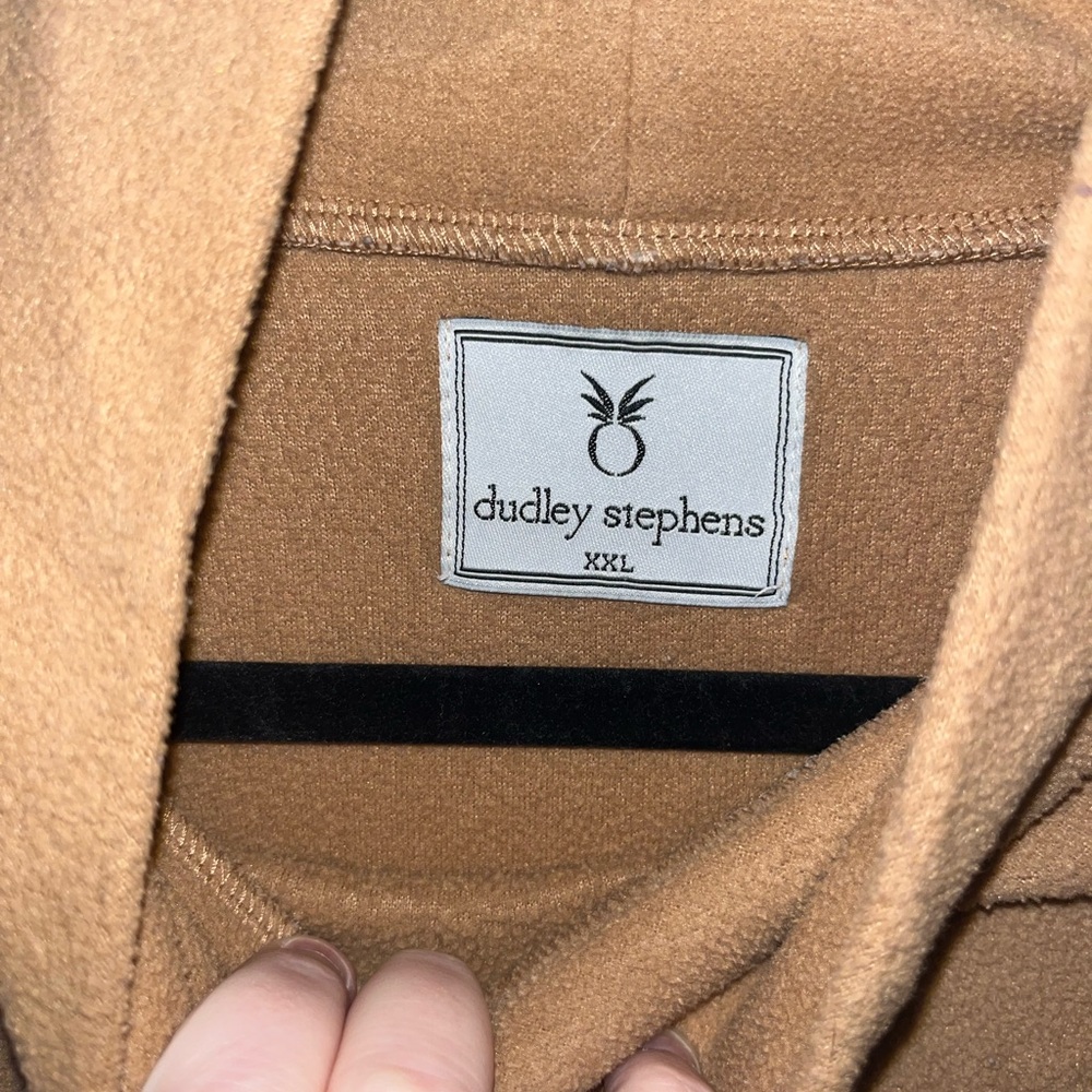 Dudley Stephens greenpoint turtleneck Brown Sweater sweatshirt XXL vello fleece - Picture 2 of 3